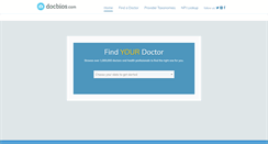 Desktop Screenshot of docbios.com